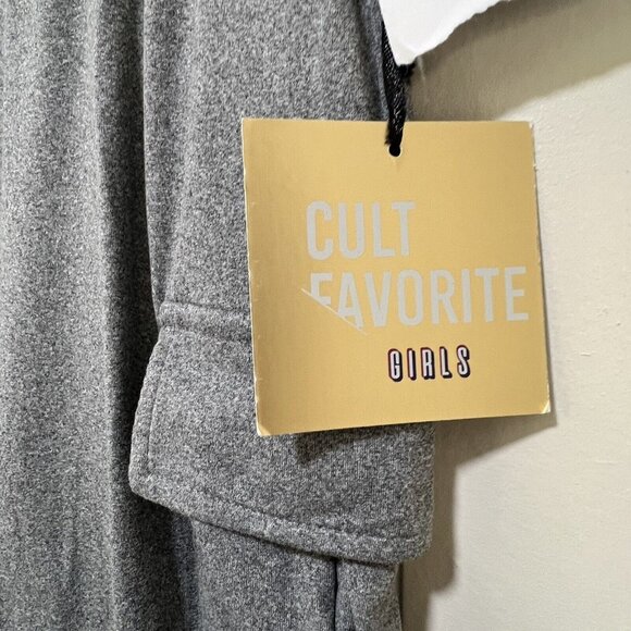 Youth Girl Gray Stretch Casual Cargo Combat Trousers Slim Fit Sport Jogger L 14 - Picture 4 of 7